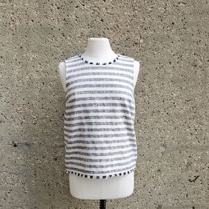 Banana Republic Striped Sleeveless Top